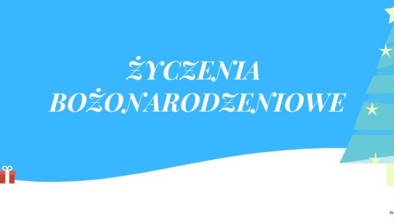 ŻYCZENIA BOŻONARODZENIOWE