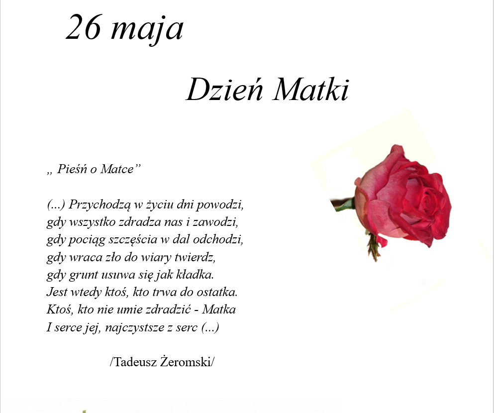 dzien matki